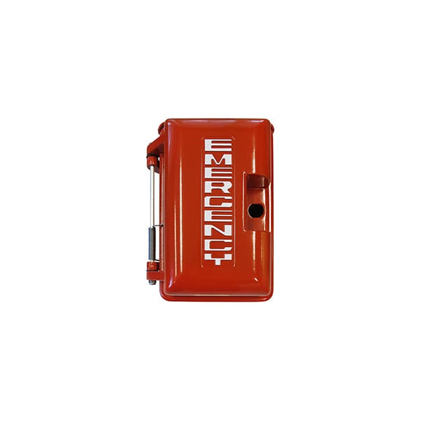 Outdoor Enclosure, Spring Loaded Door for GB90 Series Phones-EMERGENCY